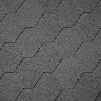 Битумная черепица IKO Superglass Hex Black