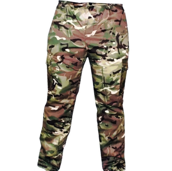 Тактические зимние утепленные военные штаны РХМ5 Rip Stop 48 Мультикам