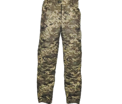 Тактичні зимові утеплені військові штани РХ5 Rip Stop 48 Піксель