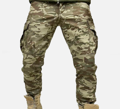 Тактичні брюки чоловічі МК-4 Rip Stop 46 Мультикам