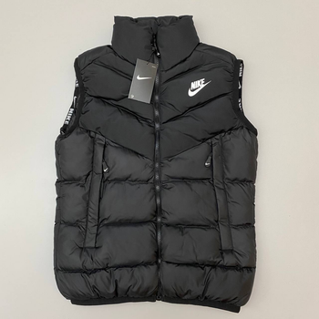 Мужской жилет спортивный Nike демисезонный R3424 S Черная