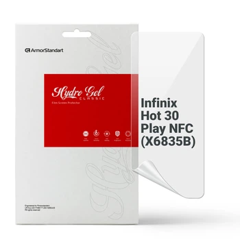 Гидрогелевая пленка ArmorStandart для Infinix Hot 30 Play NFC (X6835B) (ARM68445) Transparent