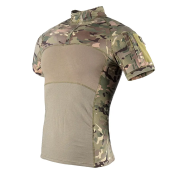 Убакс летняя тактическая боевая рубашка с коротким рукавом ClefersTac UBACS SH - Размер: M, Мультикам (50230757)