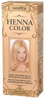 Тонізуючий бальзам Venita Henna Color Balm №1 Сонячний блонд 75 мл (5902101710640)