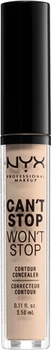 Консилер для обличчя NYX Professional Makeup Can`t Stop Won`t Stop Concealer 02 Alabaster 3.5 мл (800897168568)