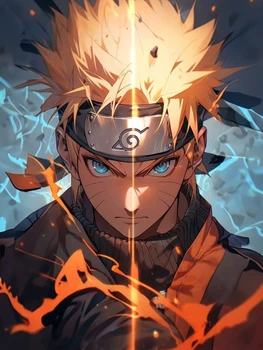 Алмазна Мозаїка SHLab Аніме Naruto Узумаки Наруто Вишивка SH-32682 30x40 см (Повна Викладка) (32682)