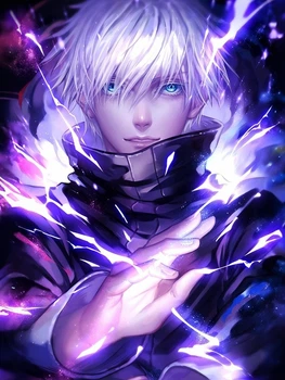 Алмазна Мозаїка SHLab Аніме Jujutsu Kaisen Сатору Вишивка SH-32699 30x40 см (Повна Викладка) (32699)