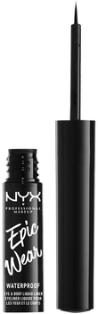 Eyeliner NYX Professional Makeup Epic Wear 01 Czarny 3,5 g (0800897197148)