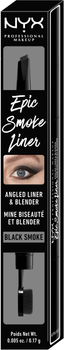 NYX Professional Makeup Epic Smoke Eyeliner z pędzelkiem do blendowania 12 Black Smoke 0,17 g (800897216894)