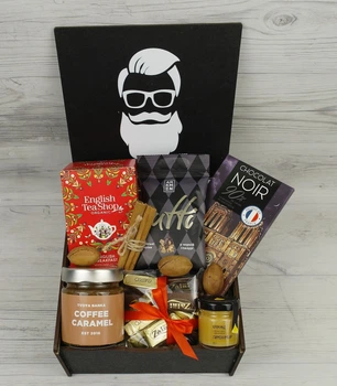 Подарунковий набір Tea and Sweets, подарунок на день народження, військовому, чоловікові, хлопцю, другові, братові, татові. 8-0342