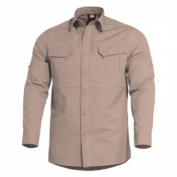 Тактична сорочка Pentagon Plato Shirt K02019 Large, Хакі (Khaki)