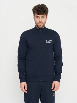 Толстовка на блискавці чоловіча Emporio Armani 10808.31 Xl 50 Темно-синя
