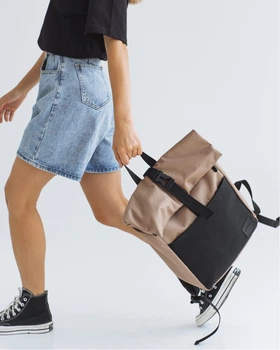 Рюкзак Rooh City Roll Mini Беж