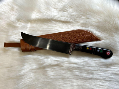 Оригінальний Узбецький ніж пчак з інкрустацією 30 см Гранд Презент 013Інкрустація
