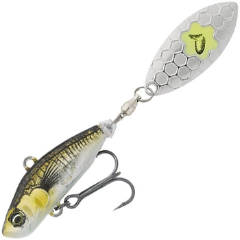 Тейл-спінер Savage Gear 3D Sticklebait Tailspin 65mm 9.0g Green Silver Ayu,1854.43.90