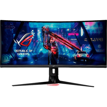 Монитор 34" IPS Asus XG349C безрамочный/изогнутый экран Черный