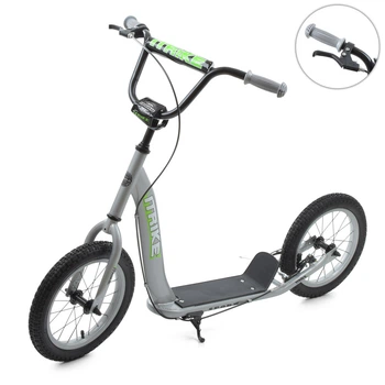Самокат двоколісний для дорослих iTrike SR2-043-2-G (колеса: Ø14"/гума, рама: сталь, до 60 кг)