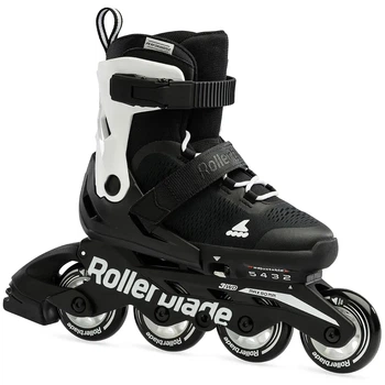 Ролики детские Rollerblade Microblade 36,5-40 Чорний-Білий