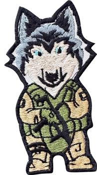 Військовий шеврон Shevron.patch 9 x 5 см Сіро-зелений (26-568-9900)