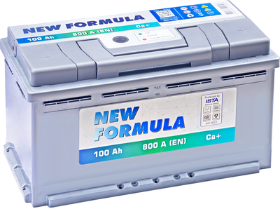 Автомобильный аккумулятор NEW FORMULA 100 Ач Ев (-/+) 800 EN 35.2 x 17.5 x 19 см (6002204219)