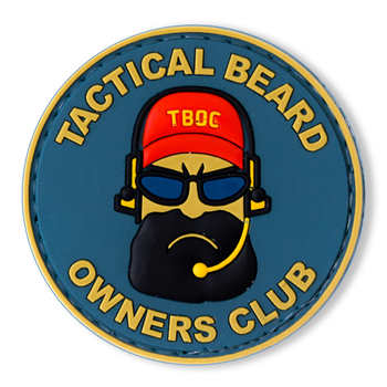 Шеврон тактична борода Tactical beard олива