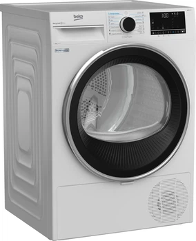 Сушильна машина Beko тепловой насос, 8кг, A+++, 60см, дісплей, біла (B5T68243)