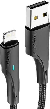 Кабель Essager Rousseau USB to Lightning 2.4A Fast Charging Cable 0.25 м Black (EXCL-LSB01)
