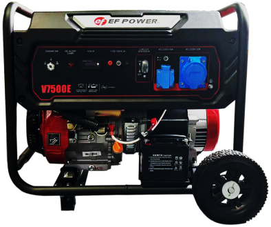 Бензиновий генератор EF POWER V7500Е (6.5 кВт)
