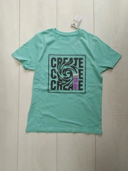 Футболка бірюзова Create Primark 134см (400092502)