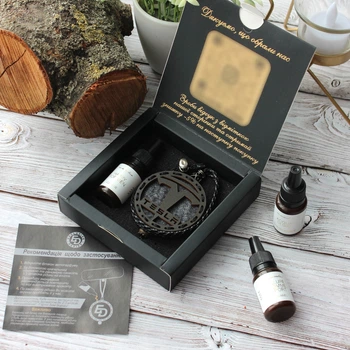 Ароматизатор в машину Exclusive Desire из дерева с логотипом Tesla (Тесла) Tobacco Vanille