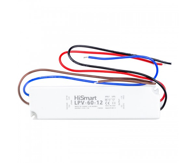 Блок живлення HiSmart 12V, 5A, 60W, IP67