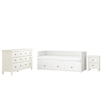 Комплект меблів для спальні 3 шт ІКЕА HEMNES 80х200 см (s29483427)