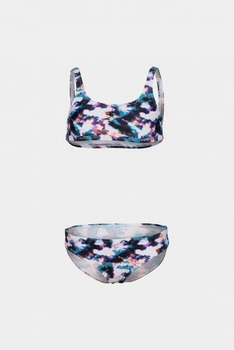Купальник для дівчаток Arena TIE AND DYE BIKINI TOP Білий, Синій, Різнокольоровий 116см (006206-500)