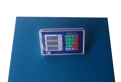 Беспроводные электронные торговые весы до 300 кг WiFi Синий 42х52 см (SN9QI2882)