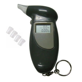 Алкотестер Digital Breath Alcohol Tester з мундштуками, персональний Китай Чорний (ICL44)