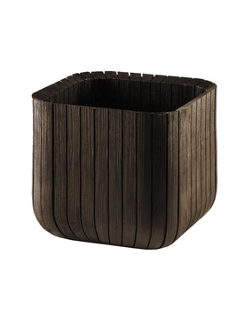 Садовий горшок для квітів Keter Wood Planter коричневий (230226)