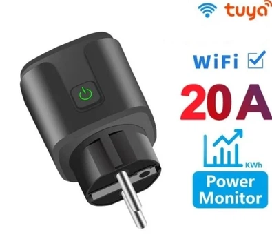 Розумна WiFi розетка Smart plug чорна