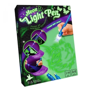Набор для творчества Danko Toys рисование светом NEON LIGHT PEN