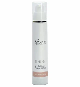 Антиоксидантный ультразащитный крем OIL-FREE SPF-80 Smart4Derma Illumination QC Sunblock Oil-Free SPF 80 50мл