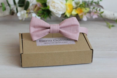 Галстук-бабочка Elena Goloob Summer пепельно-розовый