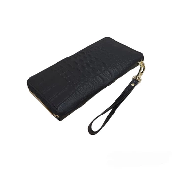 Кожаный женский кошелек Keizer клатч k5201 черный
