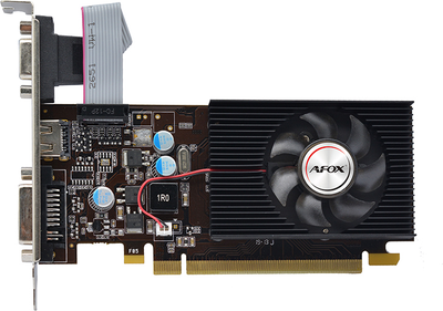 Видеокарта AFOX PCI-Ex GeForce G210 1GB GDDR2 (64bit) (460/1000) (DVI, VGA, HDMI) (AF210-1024D2LG2-V7)