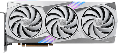 Відеокарта MSI PCI-Ex GeForce RTX 4080 Gaming Trio White 16GB GDDR6X (256bit) (2520/22400) (HDMI, 3 x DisplayPort) (RTX 4080 16GB GAMING TRIO WHITE)