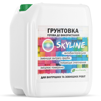 Глибокопроникаюча Грунтовка акрилова готова до застосування SkyLine 10 л (2010_rozetka)