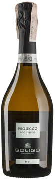 Вино ігристе Soligo Prosecco Treviso Brut біле брют 11% 0.75 л (8008170000167)