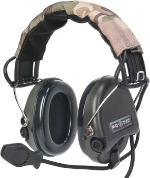 Активні навушники з мікрофоном PROTAC VII Military (Sordin Style) FG (15180)