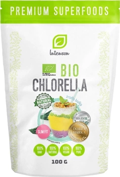 Харчова добавка Intenson Bio Chlorella 100 г (5903240278923)