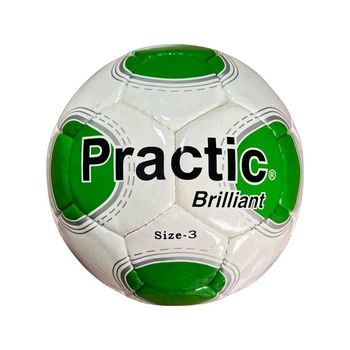 Мяч футбольный Practic Brilliant Зелёный Size 3