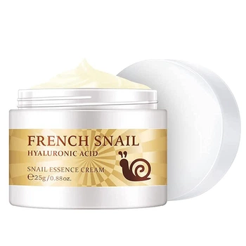 Крем для обличчя LAIKOU з муцином равлика та гіалуроновою кислотою 25g | French Snail Hyaluronic Acid Essence Cream