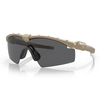 Балістичні окуляри Oakley SI Ballistic M Frame 3.0 Колір лінзи: Smoke Gray. Колір оправ: Dark Bone.